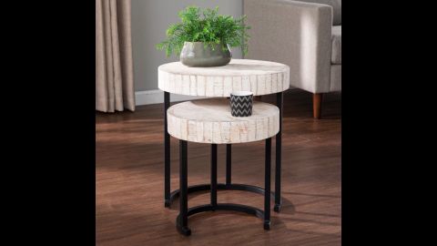 Maximizing Functionality with the Nyborn 2-Piece Side Table Set